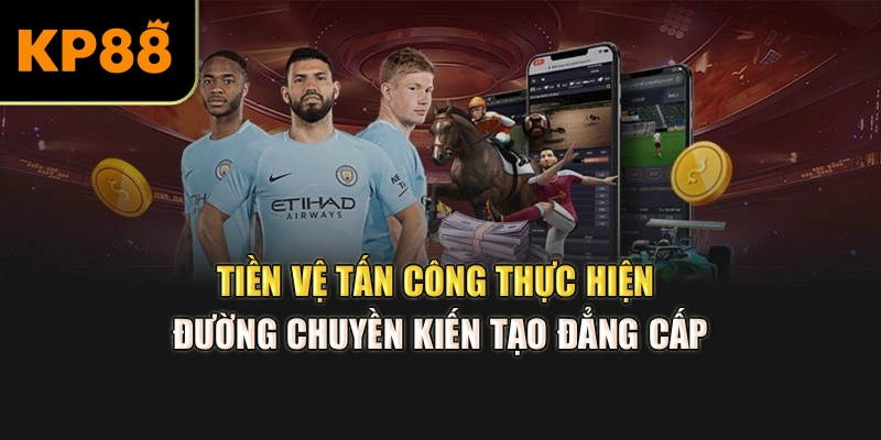 Tiền vệ tấn công thực hiện đường chuyền kiến tạo đẳng cấp